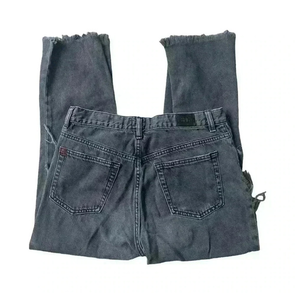 Urban Outfitters BDG High Rise Ripped Distressed Black Jeans Size 28 - Picture 4 of 8